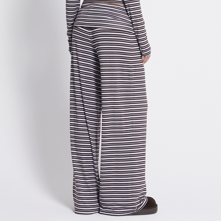 Foldable wide pants "Eleni Printed" Stripe 2